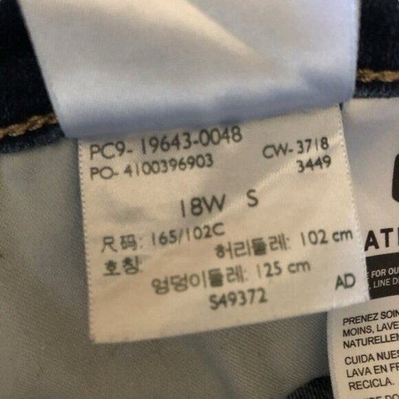 Levi’s 311 Shaping Skinny Jeans 18W Footloose Dark Wash Plus Size - Picture 15 of 15